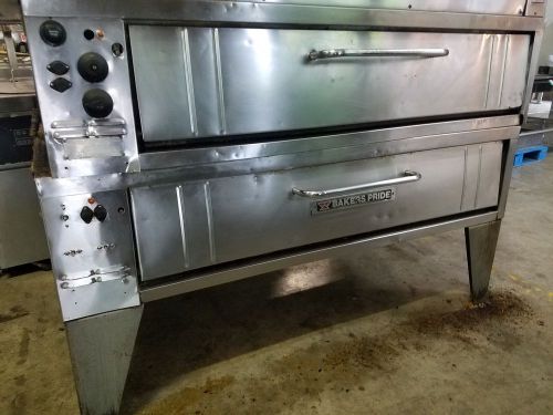 Bakers pride double deck 1 or 3 phase electric pizza ovens  e541 for sale