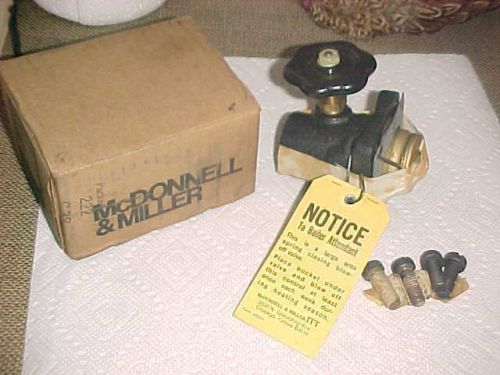 McDonnell Miller Blow Down Valve No 14 New..Old Stock