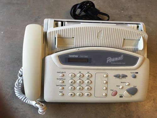 Gently Used Brother Personal Fax-560 Plain Paper Fax, Phone, Copier, Home Office