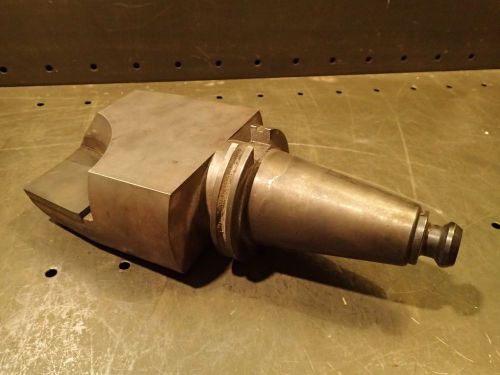 5-3/4&#034; Wide Carbide Spade Drill Form Cutter CAT-50 V-Flange Taper Shank