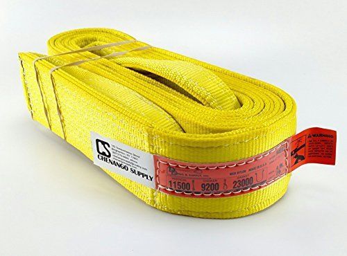 Dd sling usa made. multiple sizes in listing! 4&#034; x 16, 2 ply twisted eye, nylon for sale