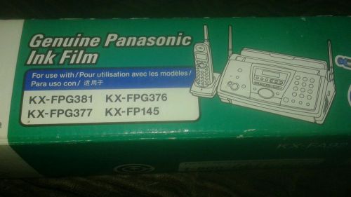 Genuine Panasonic Ink Film Replacement KX-FA92 2 Rolls New in Box Fax Toner