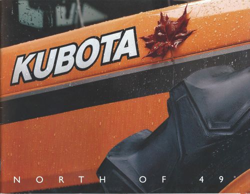 Equipment brochure - kubota - canadian tractor product line - farm (e3065) for sale