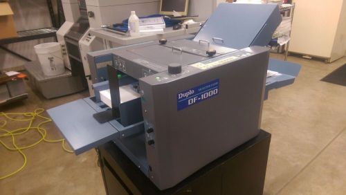 DUPLO DF1000 automated folder with stand, Baum, Stahl, MBO, Horizon