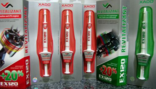 EX120 XADO 3 for gasoline,LPG engines+1for Manual Gearbox,Direct Shift&amp;different