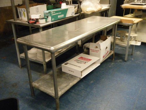 stainless steel prep tables