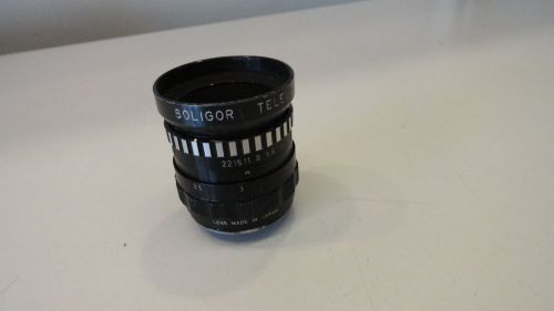 Lens 22: Soligor 25mm 1:1.9 TV Lens Television Lens