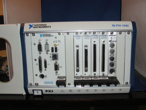 National Instruments NI PXI-1042 NI PXI-8187 NI PXI-6602 PXI-6704 PXI-6025E(2)