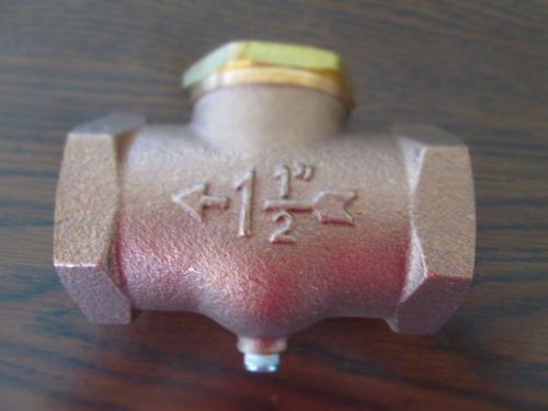 Air compressor check valve 1 1/2&#034; cdi brand 250psi 1/8&#034; unloader port brass for sale