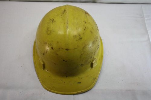 Jackson Products Vintage Fiberglass Hard Hat Yellow Free Shipping