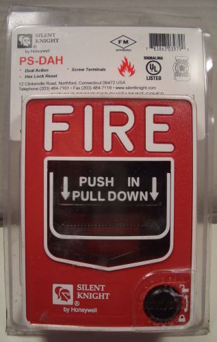 SILENT KNIGHT PS-DAH FIRE ALARM MANUAL PULL STATION BY HONEYWELL NEW