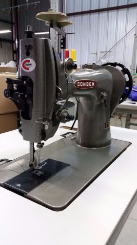 Consew sk-6f-1 extra heavy duty, single needle, lower &amp; upper feed, large bobbin for sale