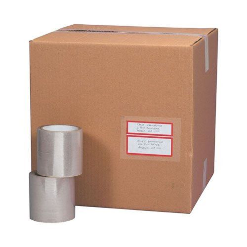 Tape Logic DL713 Rectangle Mailing Labels, 1&#034; x 2&#034;, Clear, 1000 Per Roll