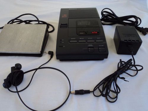 Sony M-2000 Microcassette Dictator/Transcriber sold for Parts Repair Foot pedal