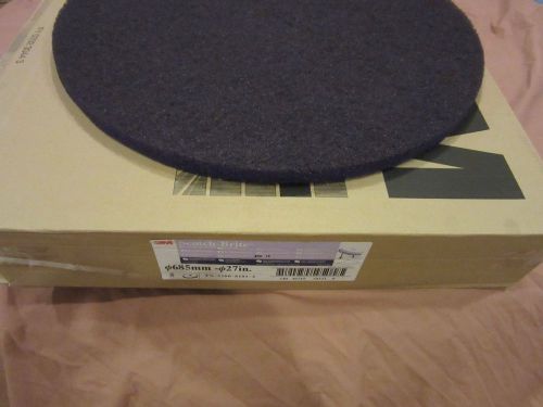 3m scotch-brite purple diamond floor pad 27&#034; fn-5100-8101-4 for sale