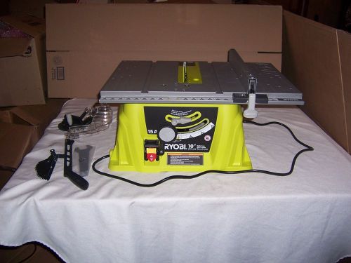 Ryobi 15 Amp 10 in. Table Saw with Steel Stand RTS10G