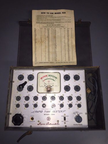 Superior Instruments Co Rapid Tube Tester Model 82A