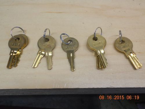 JTIC HON E Series factory cut &amp; stamped keys.