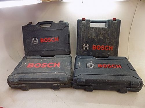 Lot of 4 Bosch Power Tool Hard Cases