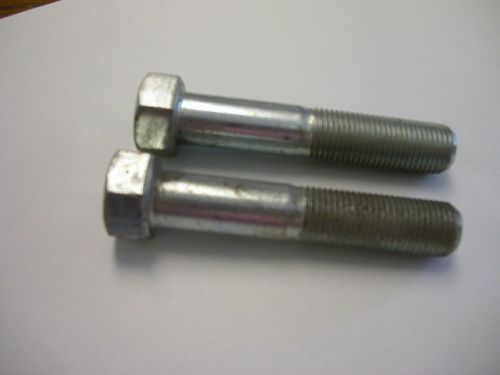 Hex head cap screw bolt 9/16-18  x 3&#034; grade 8 package of 2 for sale