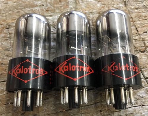 Lot Of 3 KALITRON Vacuum Tubes 2AS15A TESTED WORKS