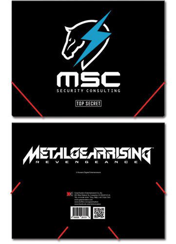 Metal Gear Rising Maverick Elastic Band Pp Document Folder
