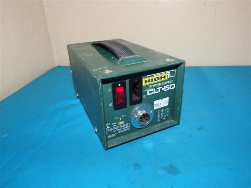 Hios CLT-50 Power Supply 100V w/ missing parts, breakage