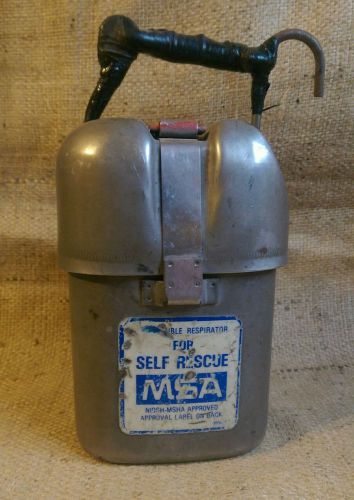 VTG W65 SELF RESCUE RESCUER MSA Mining Safety Equip Sealed Made in West Germany