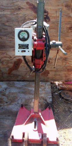Millwaukee Core Drill with stand and bits