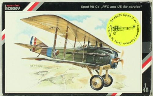 Special Hobby 1:48 Spad VII C1 RFC&amp;US Air Service Plastic Model Kit #48096U