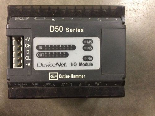 Cutler-Hammer DN50SRA14 Ser B1 DeviceNet Relay Output 100-240VAC