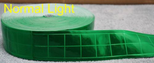 50-yard Deep Green gloss sew on REFLECTIVE TAPE PVC 2&#034;
