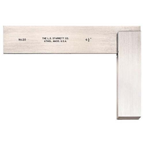 Starrett 20-4-1/2 master precision hardened steel square-blade length:4-1/2&#039; for sale