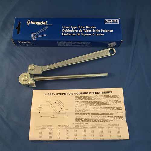 Imperial 364-FH-03 Lever Handle Tube Bender 3/16&#034; OD
