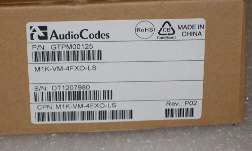 AudioCodes M1K-VM-4FXO