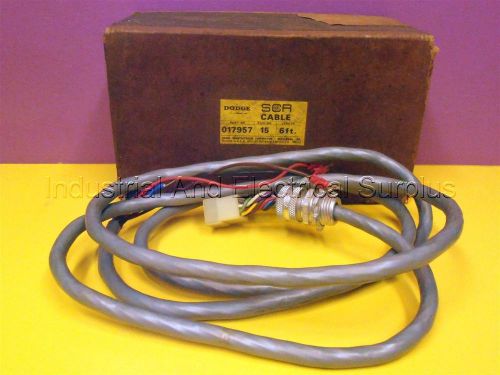 DODGE SCR CABLE Part no. 017957 - Size no. 15 - 6 ft. Long - 9 Pin - New in Box