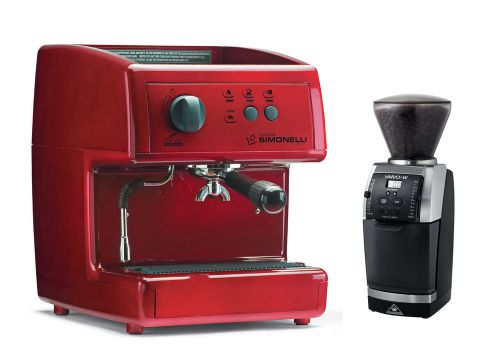 Nuova simonelli oscar espresso coffee machine &amp; mahlkonig vario grinder set 220v for sale