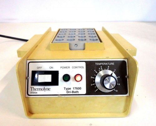 Thermolyne db17615 type 17600 lab laboratory dri-bath incubator w/ heat block for sale