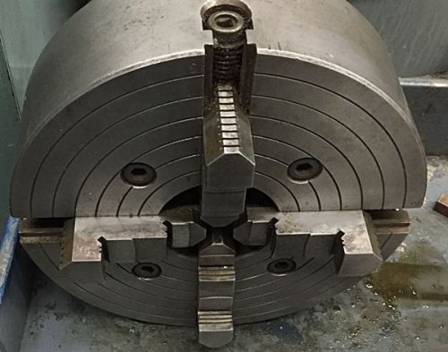 Buck 10&#034;. 4-jaw independent lathe chuck, reversible jaws for sale