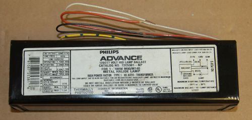 Philips Advance HID Ballast Dual Volt F Can 72C5381NP001 NEW