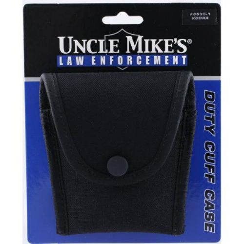 Uncle Mike&#039;S Black Cordura Compact Cuff Case - High Quality, Ammo Accessory