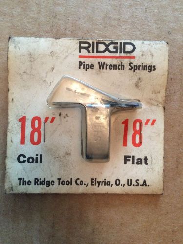Ridgid Replacement Coil and Flat Spring for 18&#034; Wrench