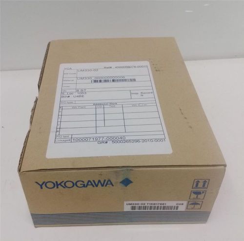 YOKOGAWA DIGITAL INDICATOR W/ALARMS 100-240AC INPUT UM330-02 NIB