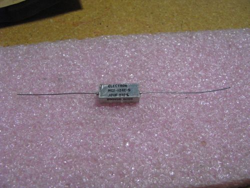 ELECTRON PRODUCTS CAPACITOR # MG2-124E-5  NSN: 5910-00-471-4828  200VDC