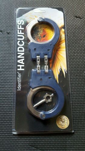 New asp blue identifier police handcuffs for sale