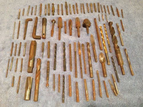 Lot Of Over 75 Vintage Drill Bits/Tools