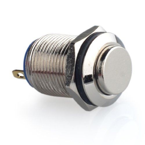 Joyluxy® qn12b2 momentary metal push button switch 2a/36vdc 1no spst industrial for sale