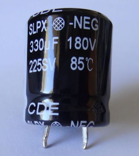 330uF 180V  Electrolytic Capacitor. Snap-in.8B2g