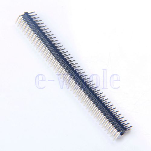 5X 2.54MM 2X40 80Pin Double Row Male Pin Header Connector 90 Degree Bending HM