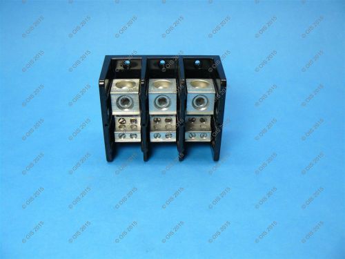Square d 9080-lba363104 power block 3 pole 1 in /4 out, 270 al/335 amp cu nnb for sale